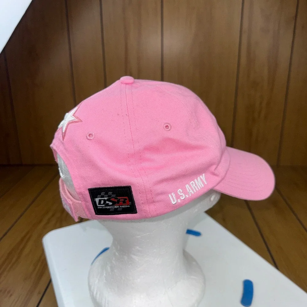 Tony Schumacher DSR Racing US Army Pink Baseball Hat Adjustable Cap T/F 1